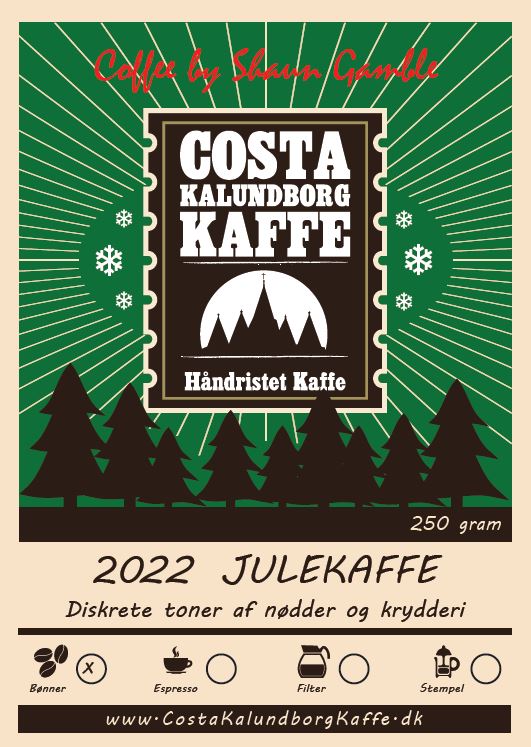 Julekaffe 2022 fra Costa Kalundborg Kaffe